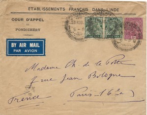 Lettre de Pondichéry